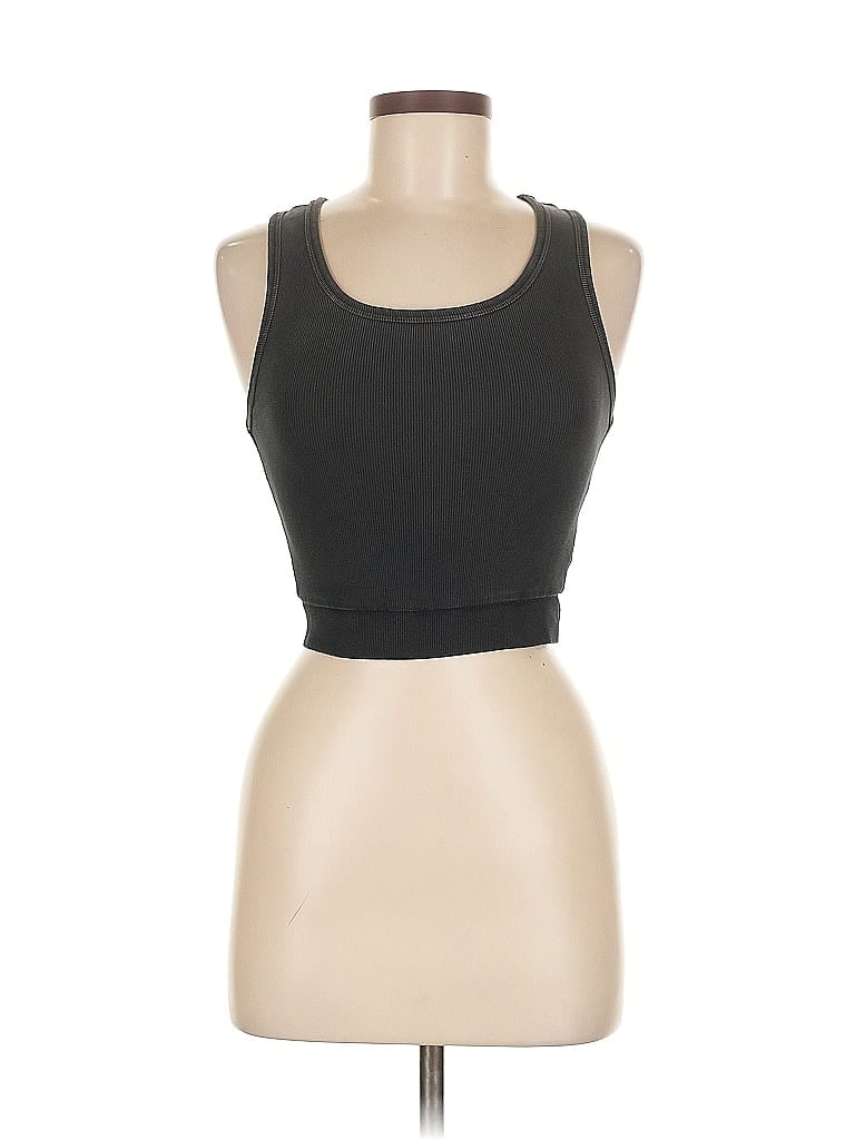 Pre-owned Unbranded Sports Bra In Black