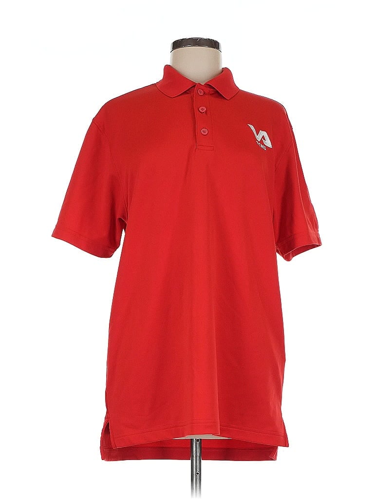 Pre-owned Under Armour Short Sleeve Polo Shirt In Red