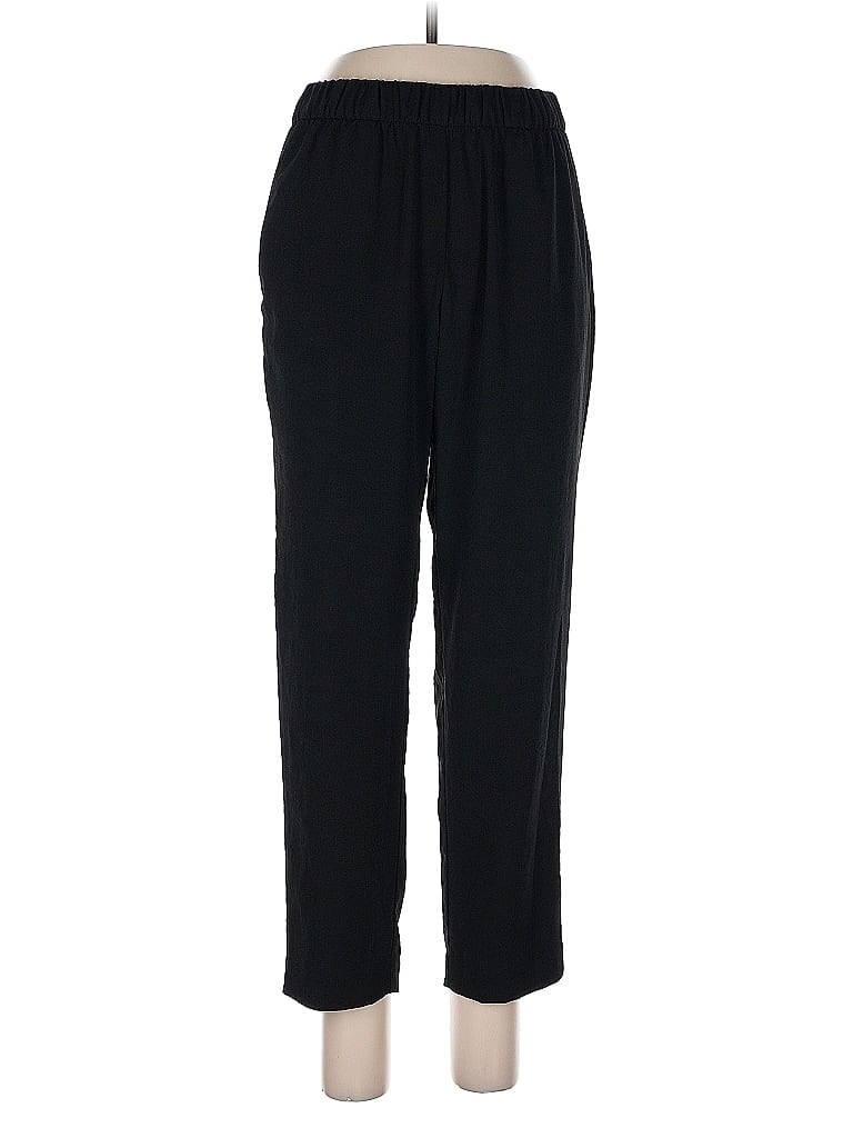 Pre-owned H&m Casual Pants In Black