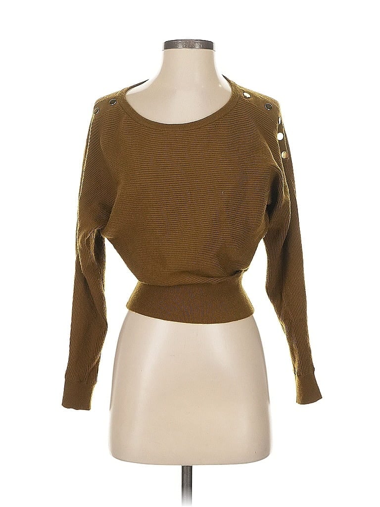 Pre-owned Express Cardigan Sweater In Brown