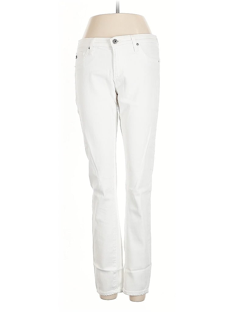 Pre-owned Adriano Goldschmied Jeans In White