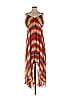 Calvin Klein 100% Polyester Tie-dye Red Casual Dress Size P (petite) - photo 1