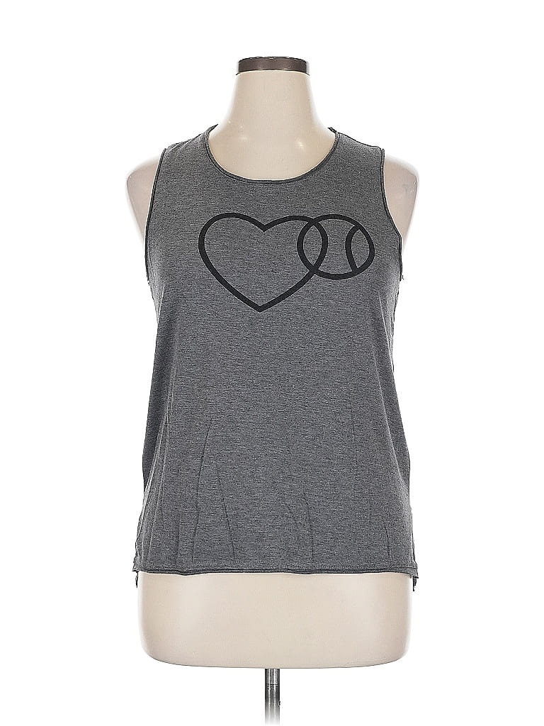 Pre-owned Assorted Brands Active Tank Top In Gray