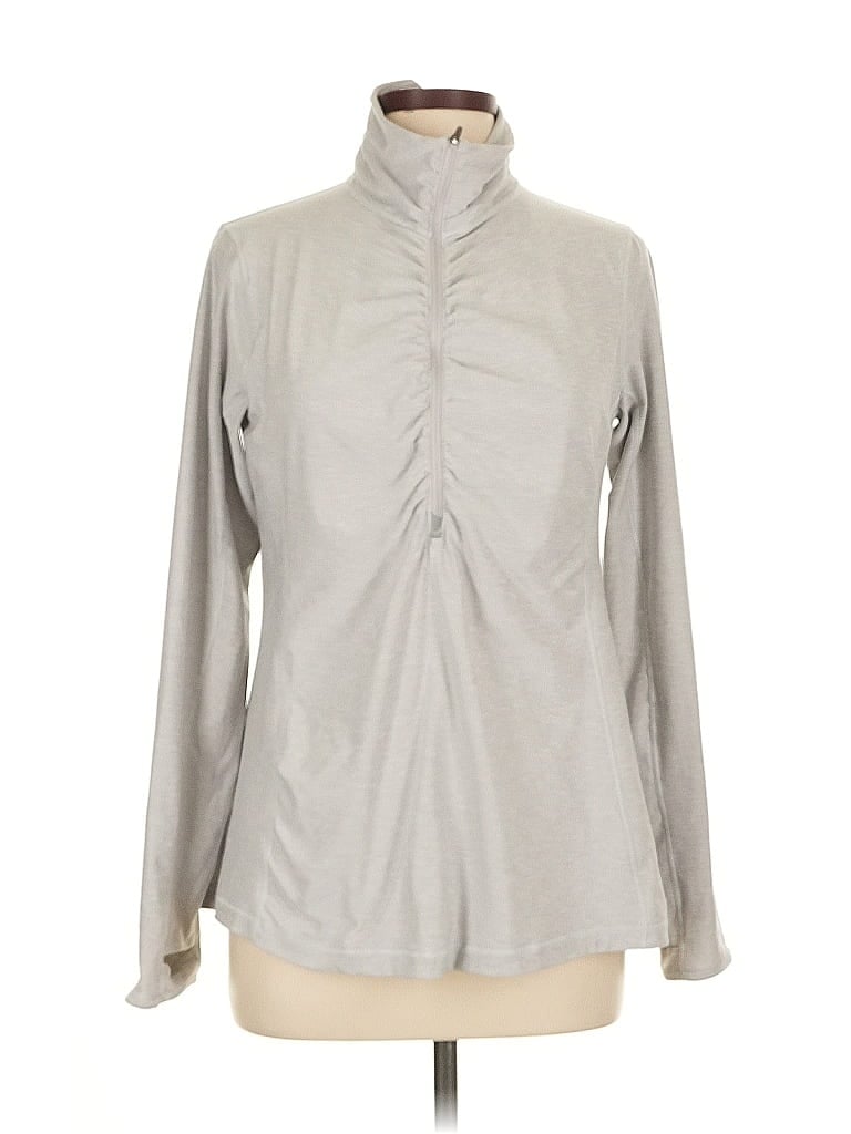 Click to view more detailed imagery on our partner's website Pre-owned New Balance Turtleneck Sweater In Silver