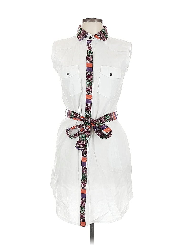 Pre-owned Unbranded Casual Dress In White