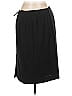 DressBarn 100% Polyester Solid Black Casual Skirt Size 12 - photo 2