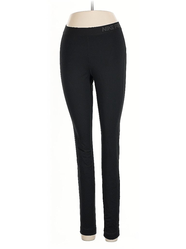 Pre-owned Nike Active Pants In Black