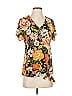 Chaus Orange Short Sleeve Blouse Size S - photo 1