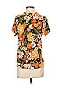 Chaus Orange Short Sleeve Blouse Size S - photo 2