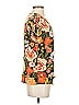 Chaus Orange Short Sleeve Blouse Size S - photo 4