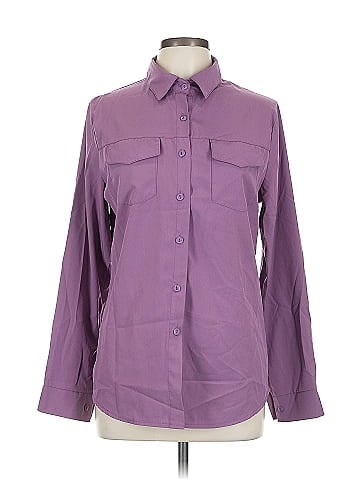 Misslook Long Sleeve Button-Down Shirt (view 1)