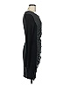 Express Solid Gray Casual Dress Size M - photo 4