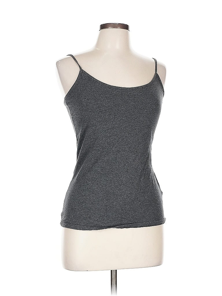 Pre-owned Amazon Essentials Tank Top Gray Strapless Neckline Tops