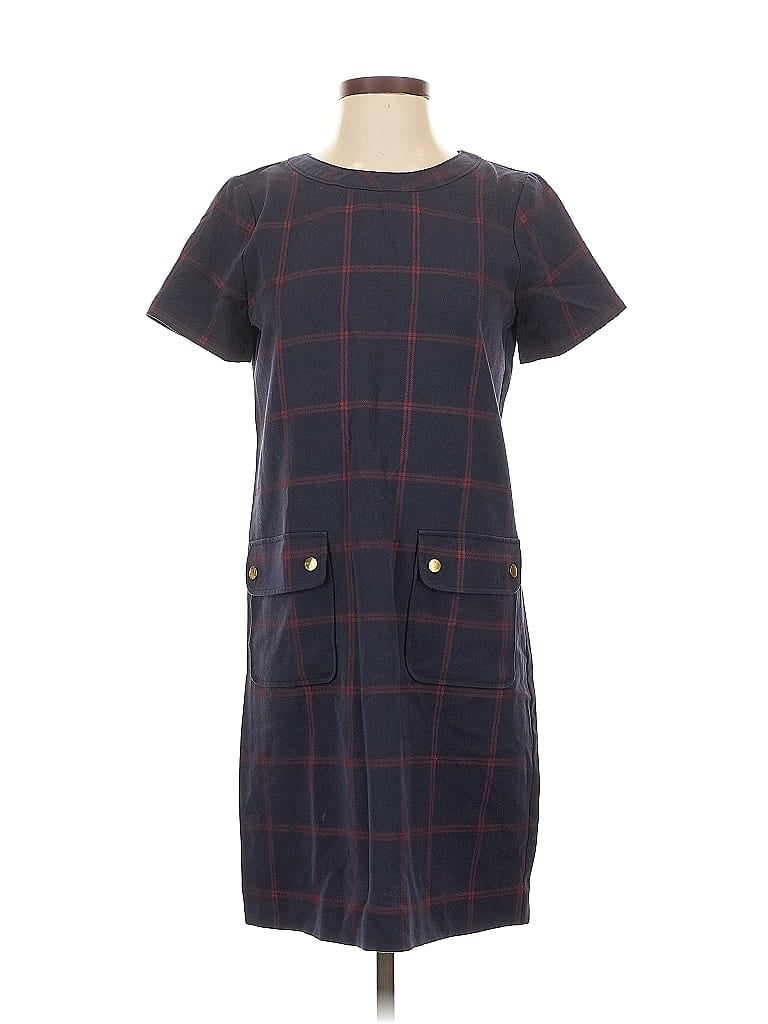 Pre-owned J.crew Factory Store Casual Dress In Blue