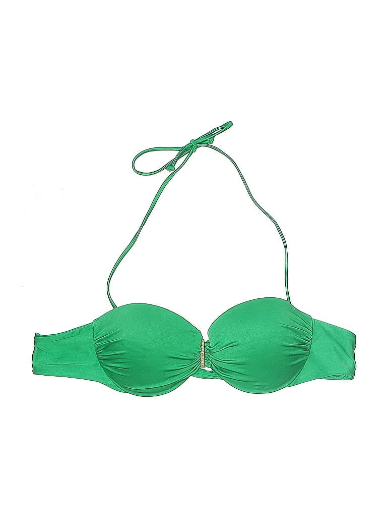 Click to view more detailed imagery on our partner's website Pre-owned Victoria's Secret Swimsuit Top Green Swimwear