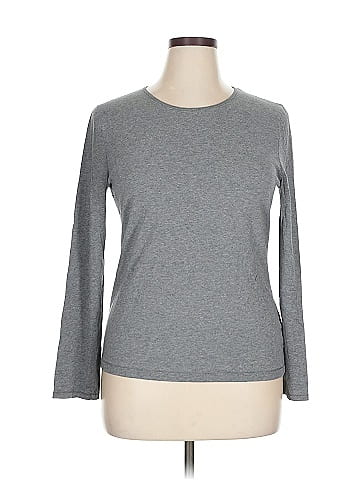 AK Anne Klein Long Sleeve T-Shirt (view 1)