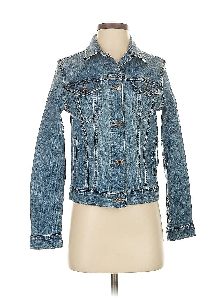 Pre-owned Uniqlo Denim Jacket In Blue