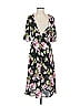 Charming Charlie 100% Polyester Floral Black Casual Dress Size S - photo 1