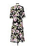 Charming Charlie 100% Polyester Floral Black Casual Dress Size S - photo 2