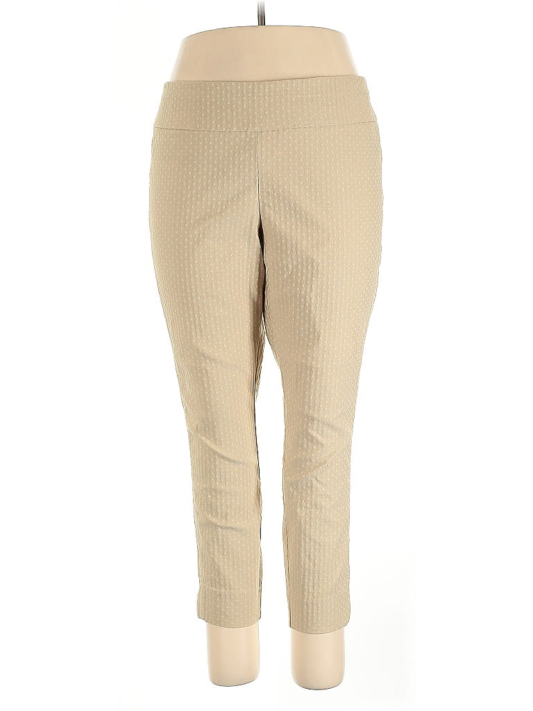 Pre-owned 7th Avenue Design Studio New York & Company Khaki Pant In Brown