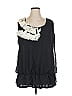 Daisy Fuentes Black Sleeveless Blouse Size 1X - photo 1