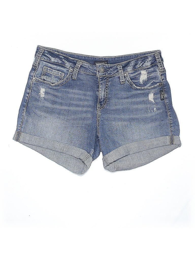 Click to view more detailed imagery on our partner's website Pre-owned Silver Jeans Co. Denim Shorts In Blue