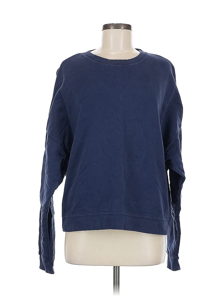 Pre-owned Tkees Sweatshirt In Blue