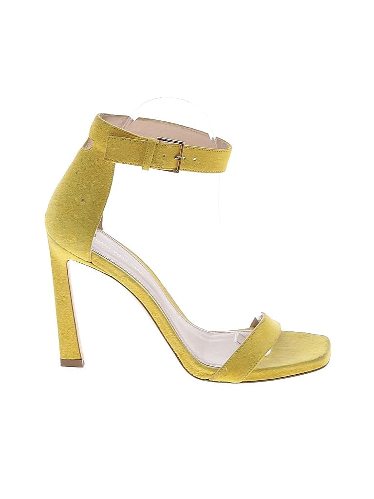 Pre-owned Stuart Weitzman Heels In Yellow