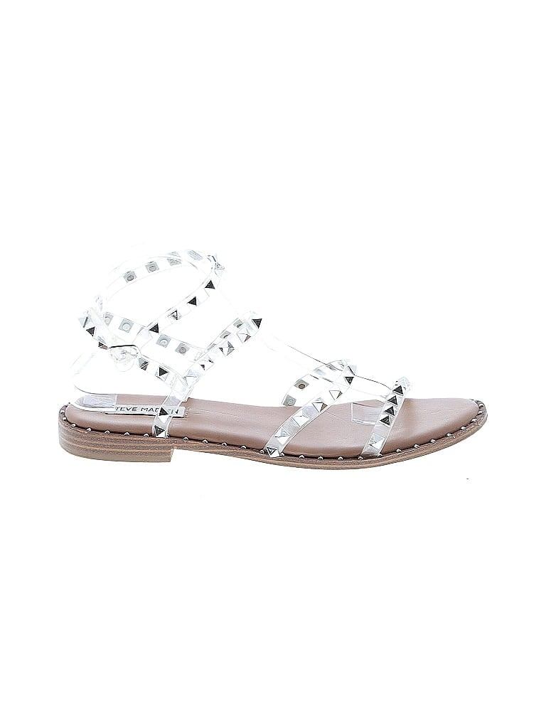 Pre-owned Steve Madden Sandals In White