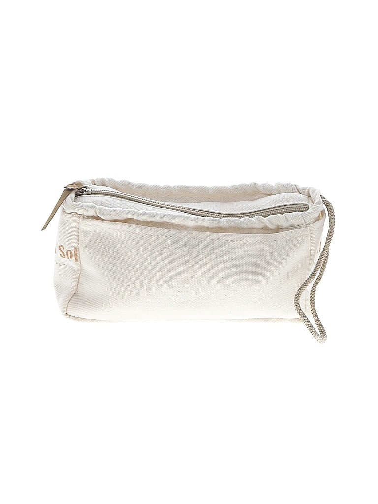 Pre-owned Carmen Sol Wristlet In White