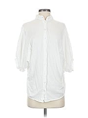Lna 3/4 Sleeve Button Down Shirt