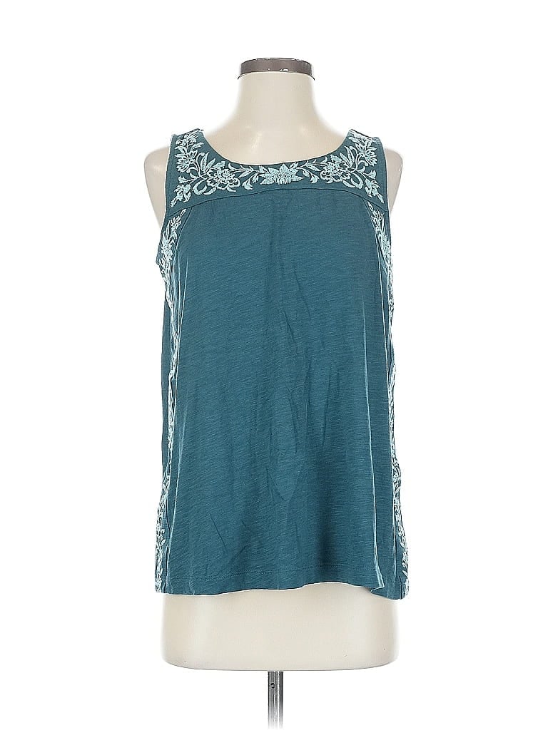 Click to view more detailed imagery on our partner's website Pre-owned Jjill Sleeveless Blouse In Blue