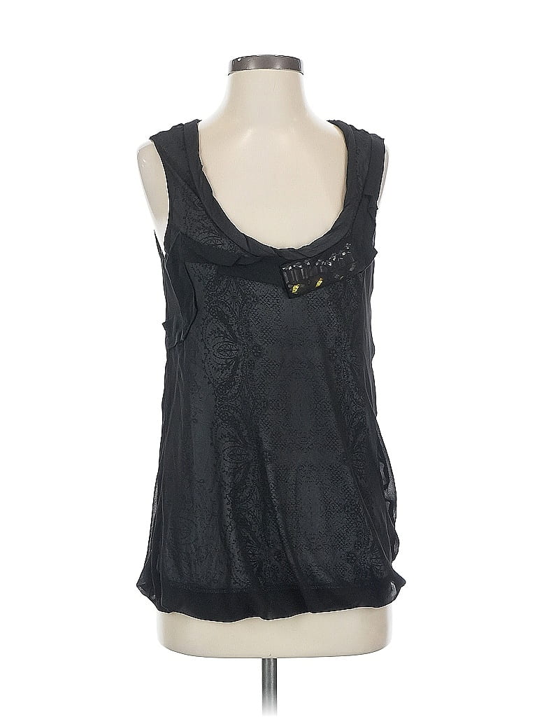Pre-owned Cabi Sleeveless Blouse In Black