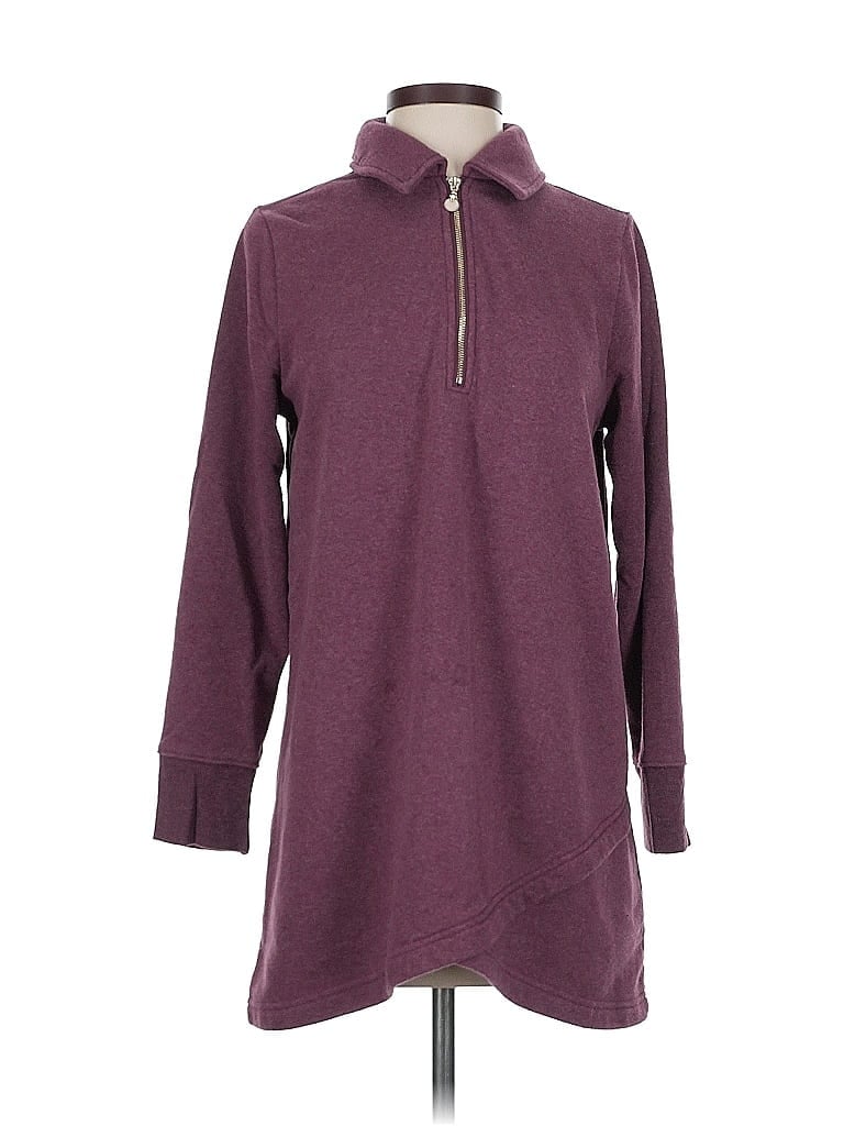 Pre-owned Soft Surroundings Casual Dress In Burgundy