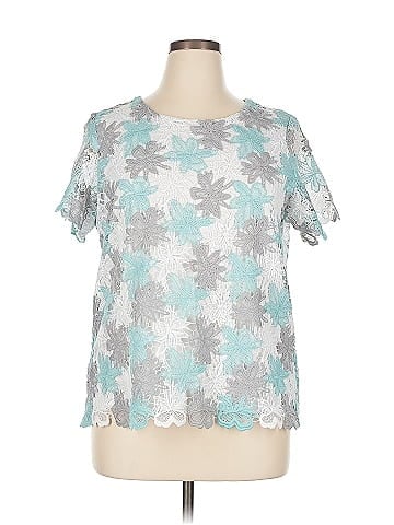 Alfred Dunner Short Sleeve Blouse (view 1)