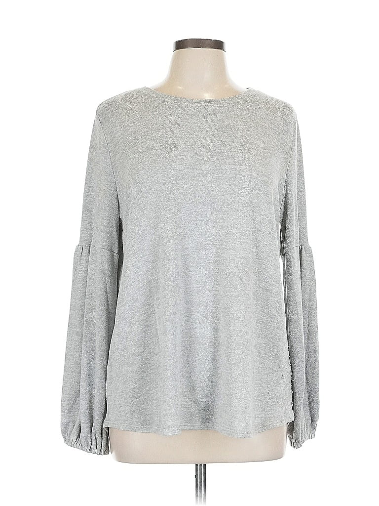 Pre-owned Highline Collective Pullover Sweater In Gray