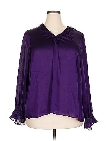 City Chic Long Sleeve Blouse (view 1)
