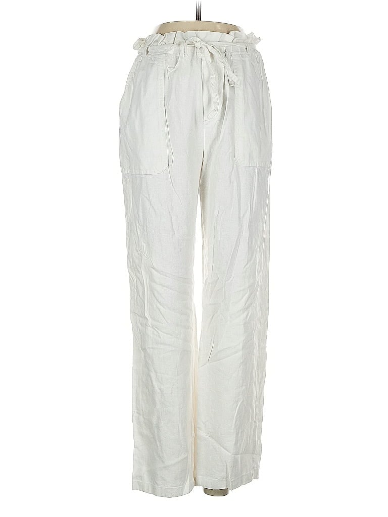 Pre-owned Love Tree Linen Pants In White