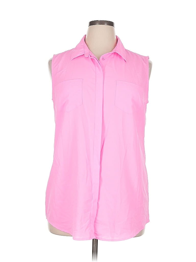 Pre-owned Merona Sleeveless Blouse In Pink