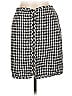 Maison d' Amelie 100% Polyester Houndstooth Gray Casual Skirt Size 10 - photo 2