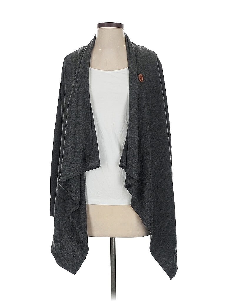 Pre-owned Bobeau Cardigan Sweater In Gray
