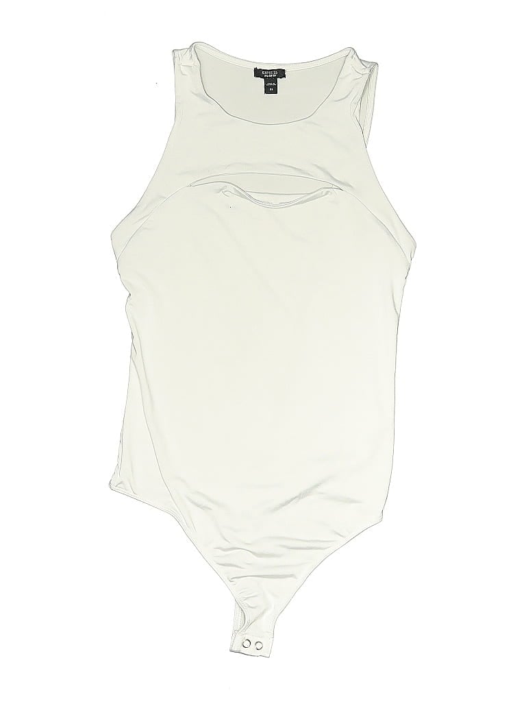 Pre-owned Express Bodysuit In White