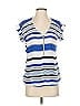My Michelle 100% Polyester Blue Short Sleeve Top Size XS - photo 1