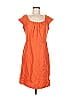Karin Stevens 100% Polyester Orange Casual Dress Size 8 - photo 1
