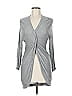PREMISE 100% Viscose Gray Cardigan Size M - photo 1