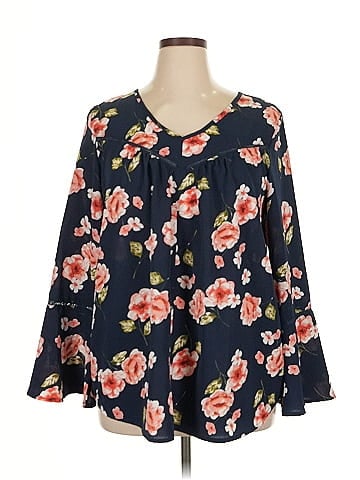 Suzanne Betro 3/4 Sleeve Blouse (view 1)