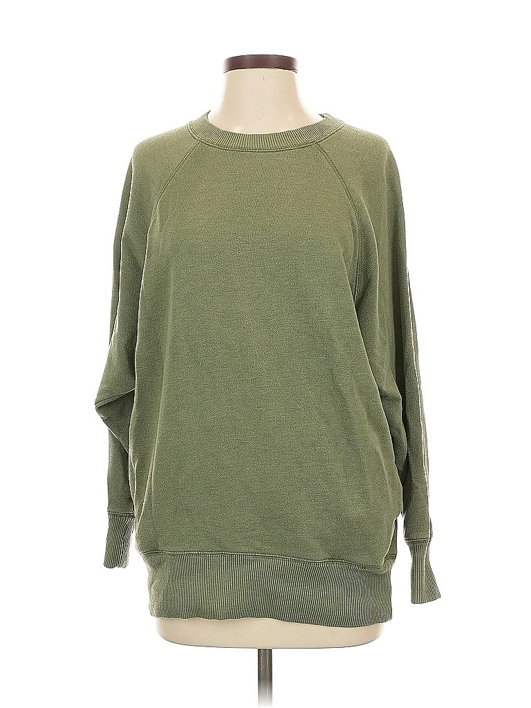 Pre-owned Aerie Pullover Sweater In Green