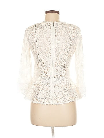 Rebecca Taylor 3/4 Sleeve Silk Top (view 2)