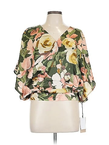 Halogen 3/4 Sleeve Blouse (view 1)