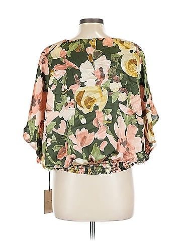Halogen 3/4 Sleeve Blouse (view 2)